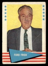 1961 Fleer Baseball Greats (F418-3) #29 Ford Frick Low Grade JX5099