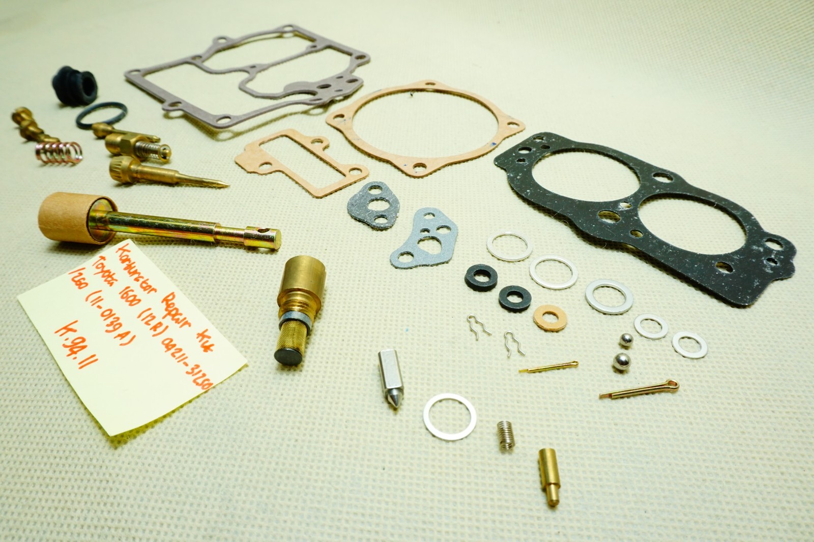NAPCO Carburetor Rebuild Repair Kit Toyota 12R Hiace Corona Taft F10