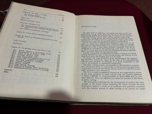 Metal Cutting Theory And Cutting Tool Design Mir Publishers 1970 Arshinov etc. - Picture 7 of 24