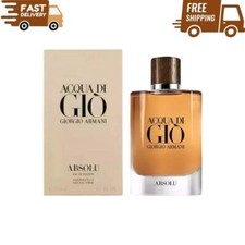 Giorgio Armani Acqua Di Gio Absolu Eau de Parfum for Men 4.2 oz Spray New in Box