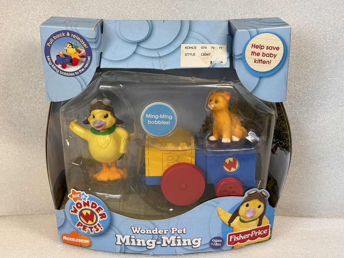 New Wonder Pets MING-MING Pull Back & Release Truck Bobbles