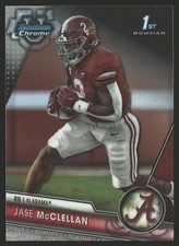 2023 Bowman University Chrome Jase McClellan #75  1st