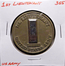 Challenge Coin US Army 1st Lieutenant 1.5" 355