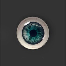 Hand Made eyes for YoSD MSD doll 12mm - Omga Flat Round Glass Eyes FE08