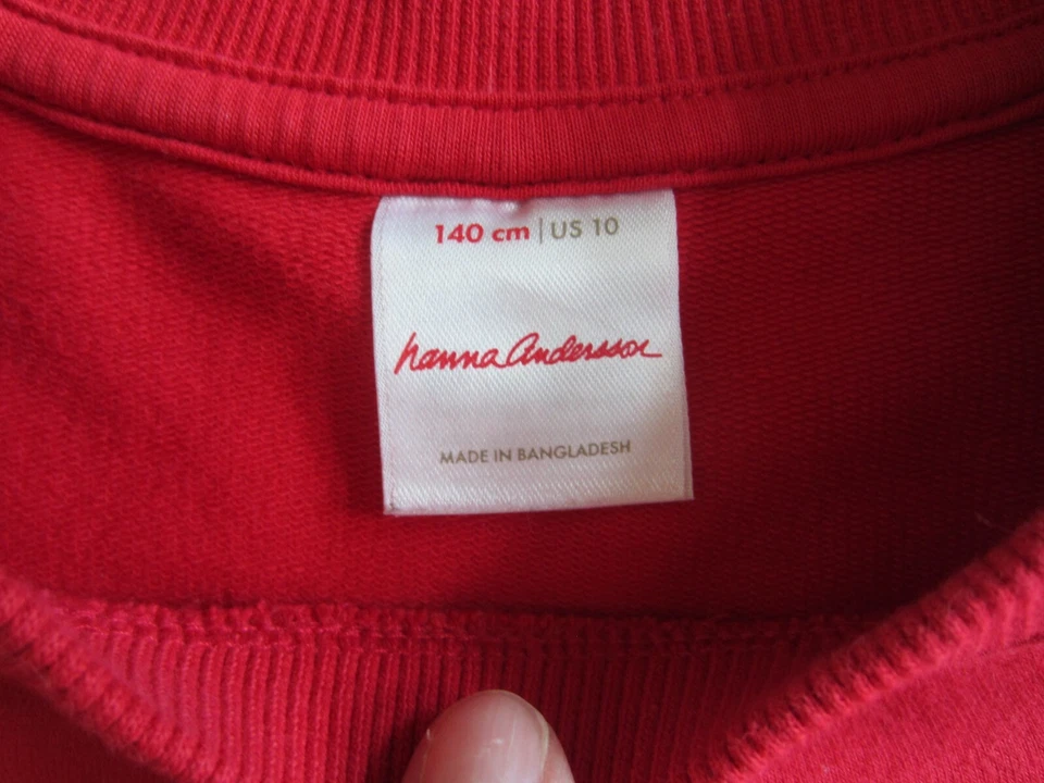 HANNA DIFFERENTSON NIÑOS NIÑA CAMISA TOP ALGODÓN NIÑA SUDADERA SUÉTER 140 10 Foto 3 de 4