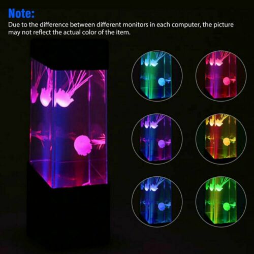 LED Jellyfish Light Lava Lamp Night Light Aquarium Multicolor Lighting Mood AU - Picture 4 of 12