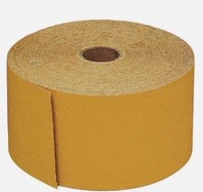 3M 02595 Stikit Gold Abrasive Sanding Sheet Roll P180A Grade (2.75 in x 45 Yd)