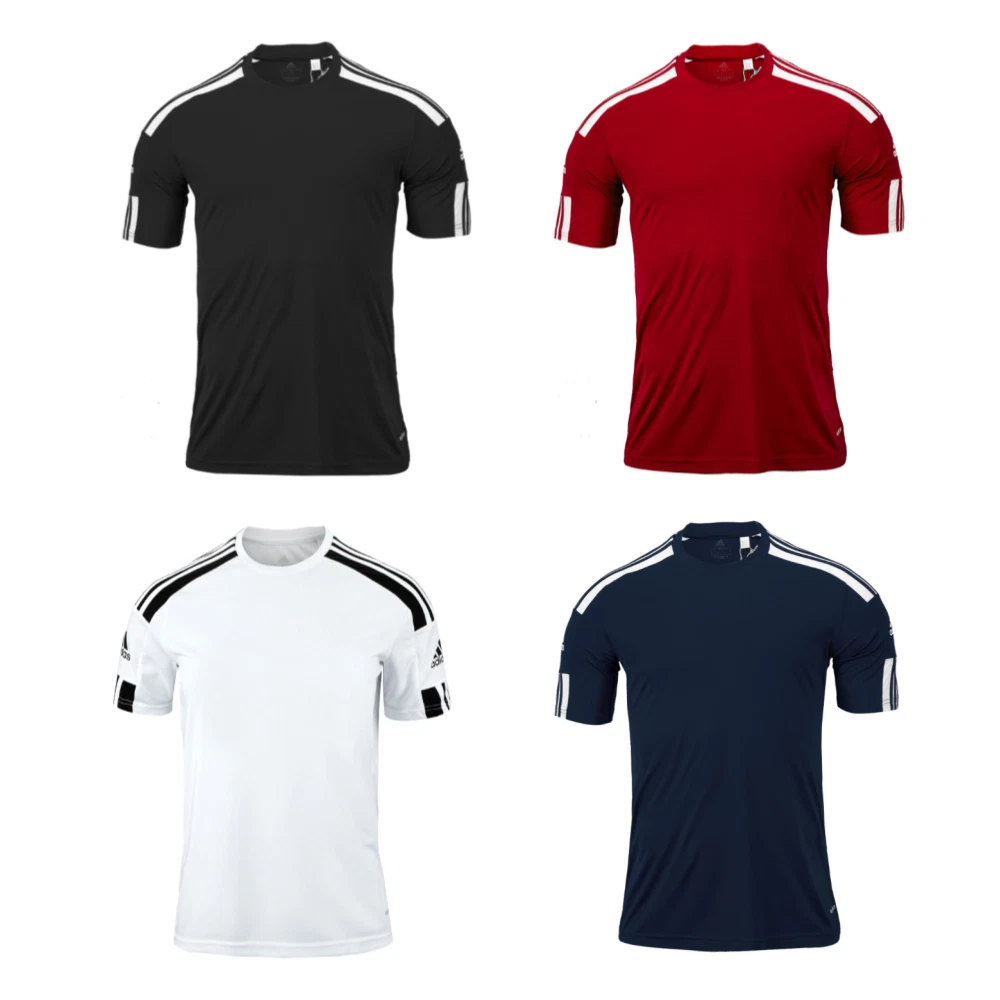 Adidas Mens Squadra21 Short Sleeve T Shirt Top Sports Running Training Gym Tee