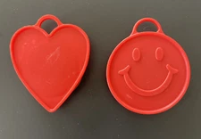 (2) Balloon Weights - Heart & Smile - Premium Balloon Accessories