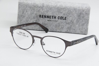 NEW KENNETH COLE KC0249-3 009 GUNMETAL BLUE AUTHENTIC EYEGLASSES W