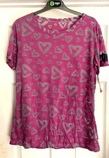 zumba purple t shirt top ladies lightweight fitness dance XS S XL XXL size 6-18