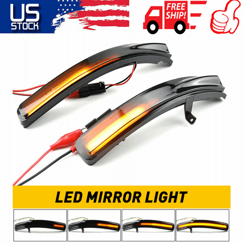 SMOKED SEQUENTIAL FOR EXPLORER LED SIDE 2011-2019 FORD MIRROR TURN SIGNAL LIGHT - Picture 20 of 23
