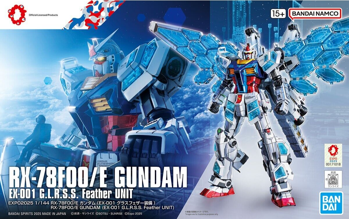 EXPO2025 GUNDAM NEXT FUTURE PAVILION RX-78F00/E EX-001 Glass EXPO2025 GUNDAM NEXT FUTURE PAVILION RX-78F00/E EX-001 Glass