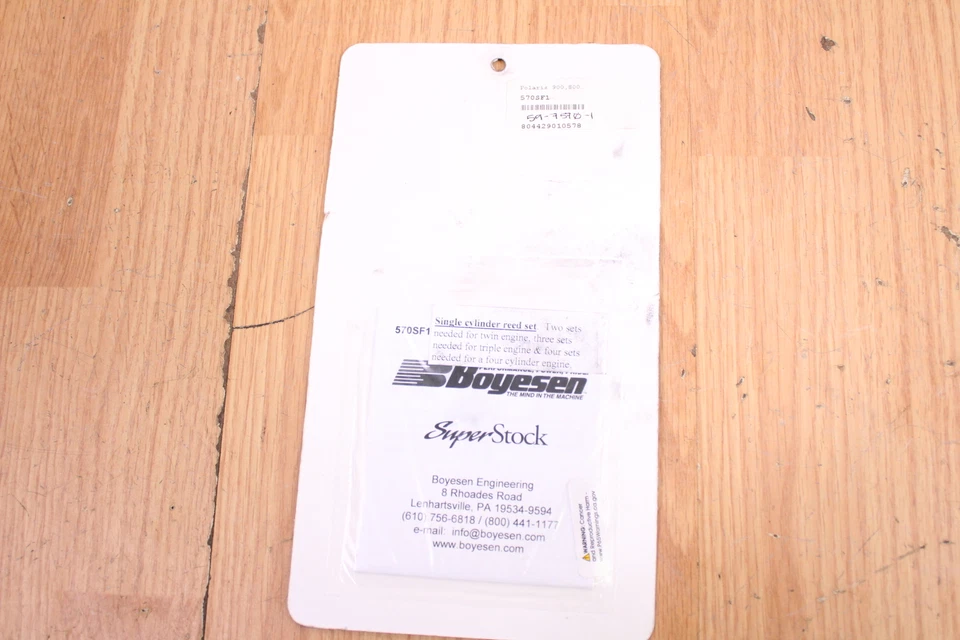 2014 POLARIS IQ 600 Boyesen Super Stock Reeds Single Fiber 570SF1 - Image 4 of 4