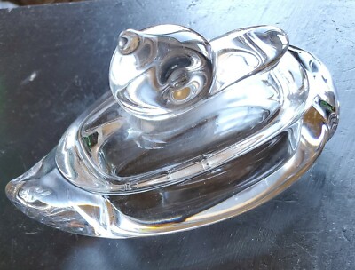 Vintage Duncan Miller Art Deco Duck Cigarette Holder Candy Dish Depression  Glass