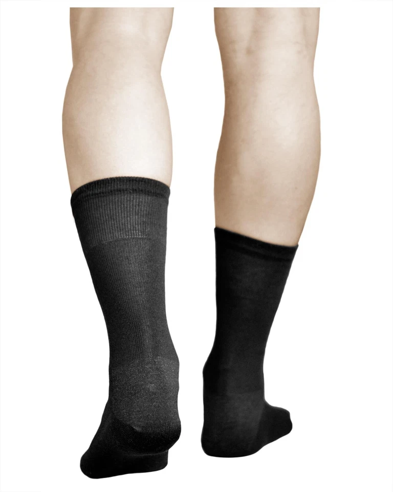 Calzini Fibra Argento Anti Odore Antibatterici Uomo Cotone Traspirante VITSOCKS - Immagine 3 di 4