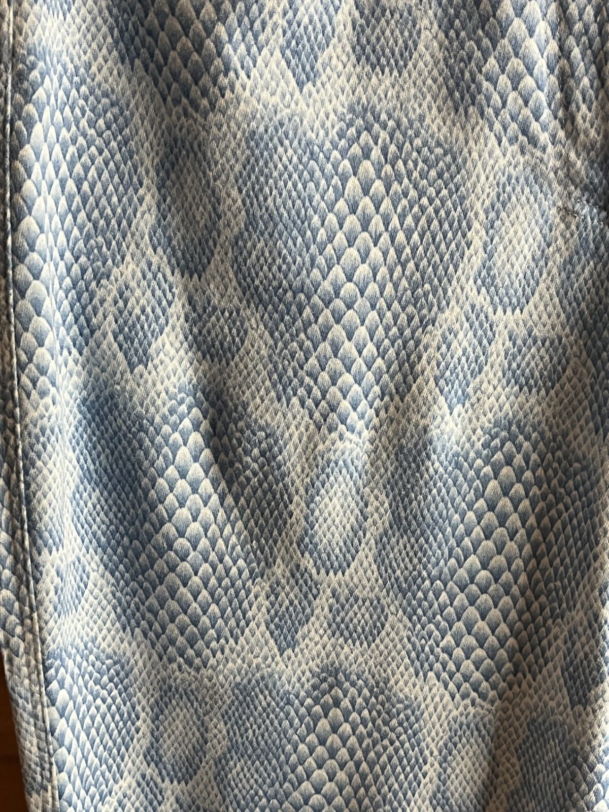 Pantalone donna Versus by GIANNI VERSACE Ittierre taglia 28 42 pelle di serpente bottoni oro