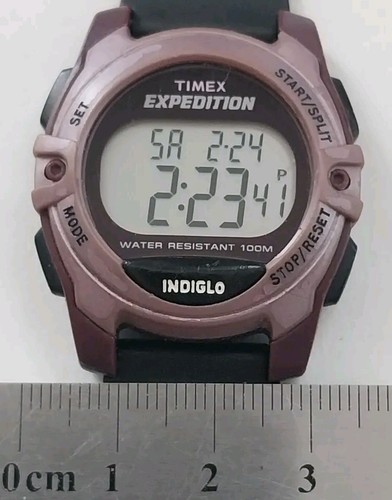 Timex Expedition Digital Quartz Watch CR2016 867 V7 C.A.T New Band New Battery - Picture 14 of 15
