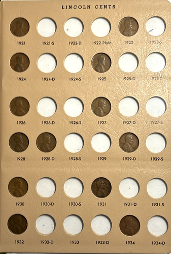 Starter Set of 127 Lincoln Cents 1910-1995D in Dansco Deluxe Album-C Description - Picture 3 of 8