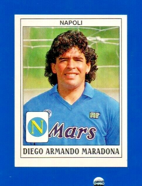 FIGURINA CALCIATORI PANINI 1989/90 N.260 MARADONA NUOVA NEW MINT
