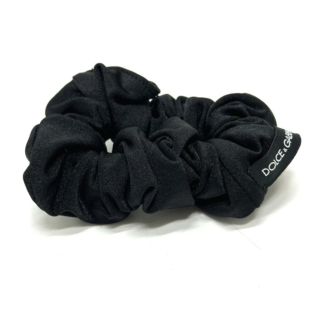 DOLCE&GABBANA Hair rubber hair accessories Scrunchie Nylon Black Unused DOLCE&GABBANA Hair rubber hair accessories Scrunchie Nylon  main image 2