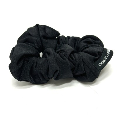 DOLCE&GABBANA Hair rubber hair accessories Scrunchie Nylon Black Unused Amazon.com : Goody Ouchless Jersey Scrunchies 8 Count Black  main image 3