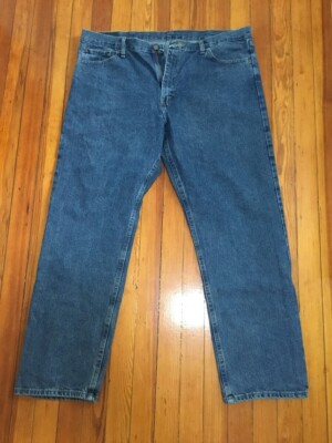 Wrangler Men's Blue Jeans 100% Cotton Size 40 Inseam 32