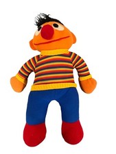Vintage Sesame Street Ernie Plush Stuffed Animal Knickerbocker Toy 10 Inch