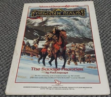 The Savage Frontier - Forgotten Realms - Dungeons & Dragons FR5 9233 no map