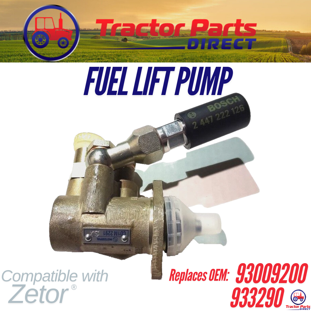 FUEL LIFT PUMP comp w Zetor® 4340 5211 6245 7745 REPLC 93009200