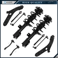 For 2011-2016 Hyundai Elantra Front Struts Springs Sway Bar Tie Rods Control Arm