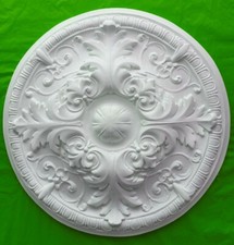 Plaster Ceiling Rose Large Victorian Acanthus Design 540mm