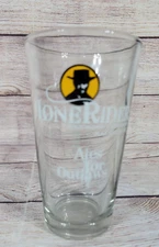 LONERIDER Beer Clear Glass Raleigh North Carolina Brewery Craft Brewing 1 Pint