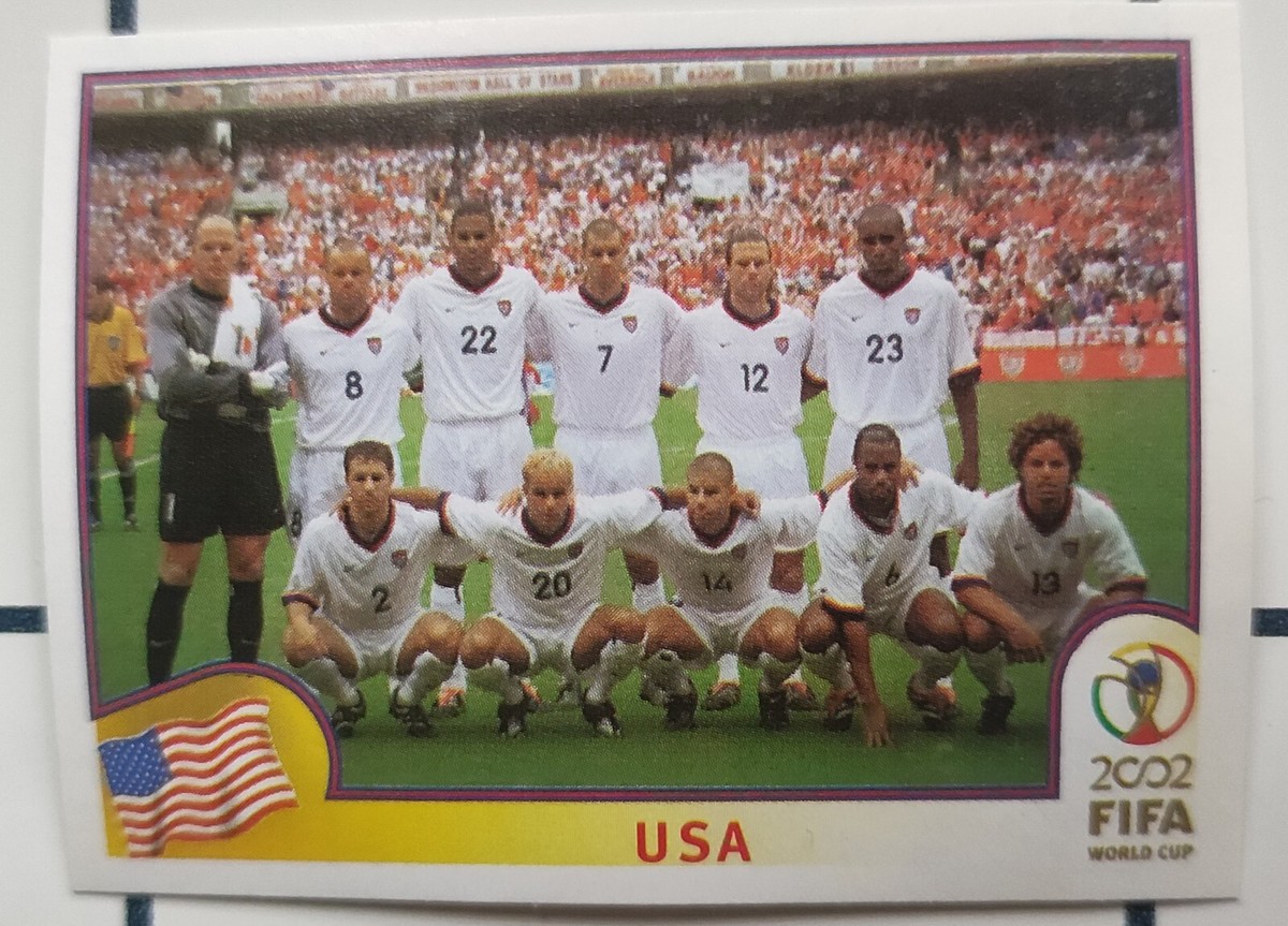 USA team World Cup 2002 Panini