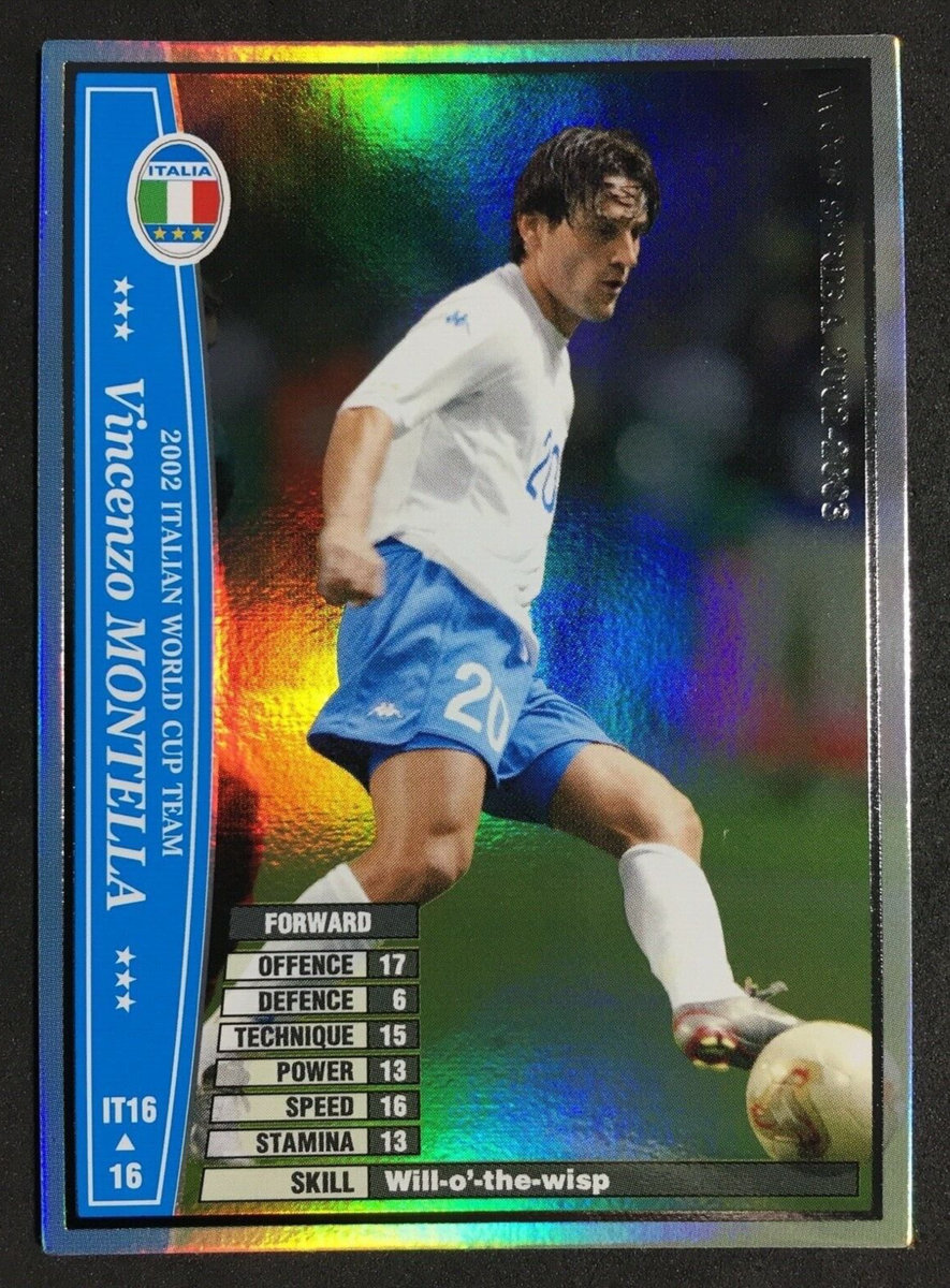 2002-03 Panini WCCF Italy World Cup Team Vincenzo Montella Roma