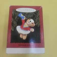 Vintage 1996 Hallmark Keepsake YULETIDE CHEER Cheerleader Christmas Ornament NIB