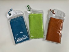 Super Cooling Towel Green, Orange, Blue Lot of 3 NEW