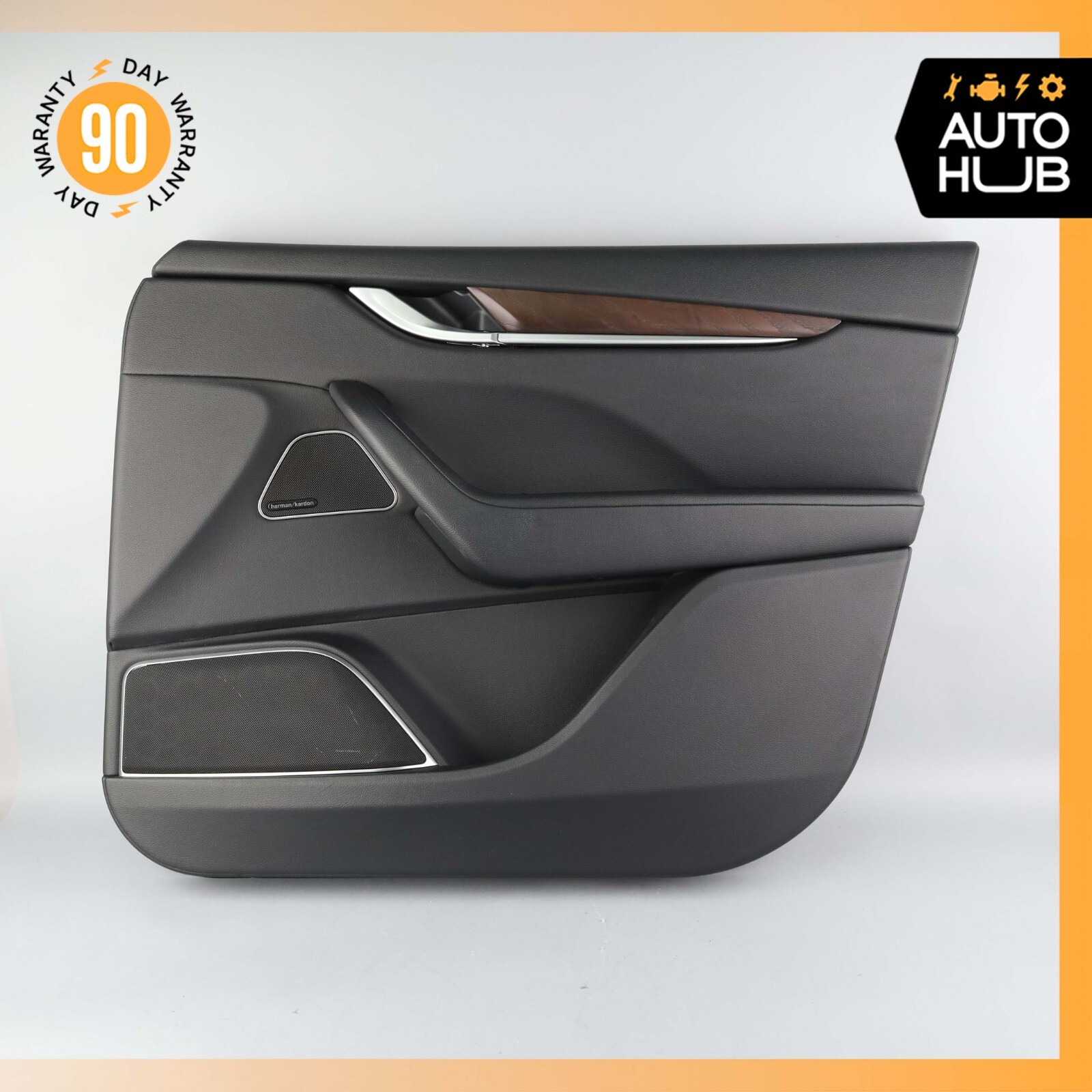 17-20 Maserati Levante M161 Interior Door Panel Front Right Side Black OEM 73k