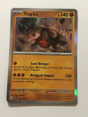 Pokemon Card Paradox Rift Holographic Ting-Lu 109/182 NM | eBay
