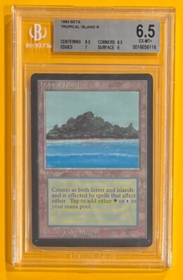 MTG TROPICAL ISLAND Beta (BGS 6.5) (OldManMTG 009-175)