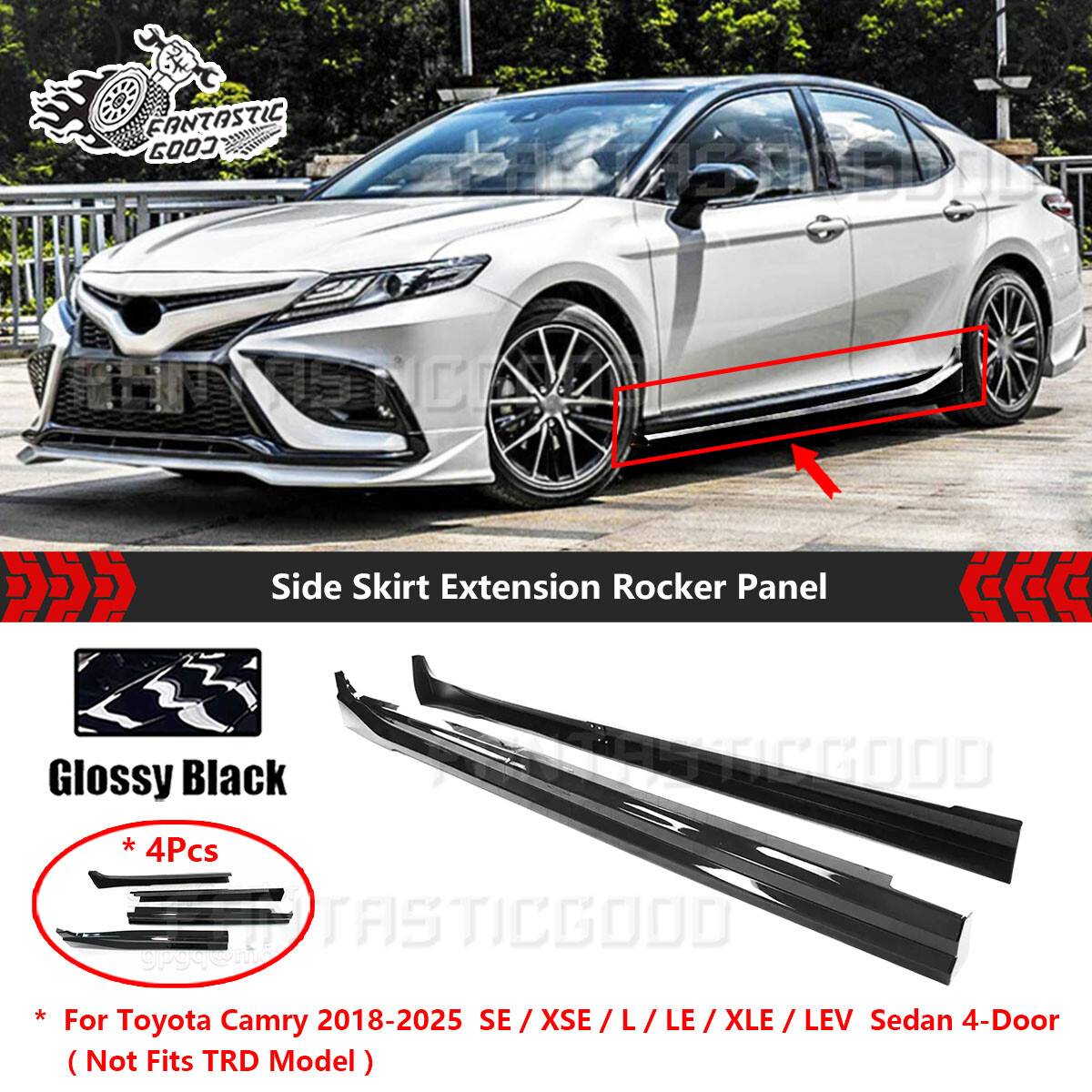 Rocker Panel | TOYOTA CAMRY LE XLE 2015 Rocker Panel | TOYOTA CAMRY LE XLE 2015