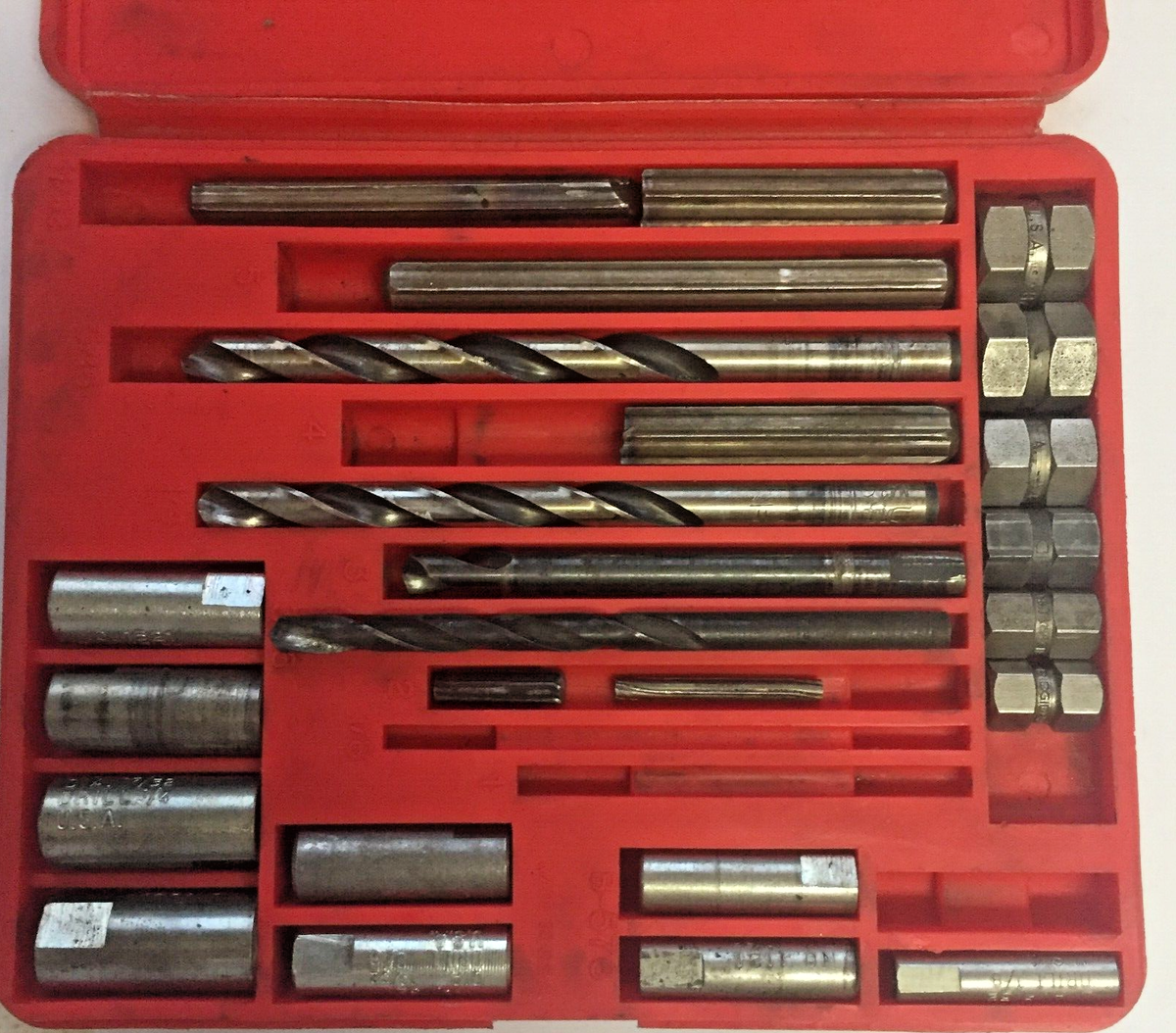 メンテナンス SNAP-ON Blue-Point SCREW EXTRACTOR Blue Point (SnapOn) No.1020 Screw Extractors Set Incomplete USA
