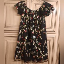 Urban Outfitters Kimchi Blue Embroidered Floral Mini Dress / Top - XS