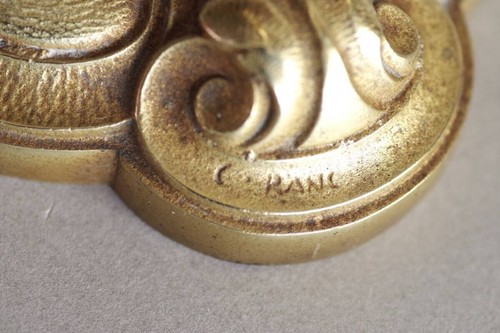 FRANZÖSISCHE ANTIKE Schneider Lampenschirm Charles Ranc Tischlampe Art Deco - Bild 10 von 10