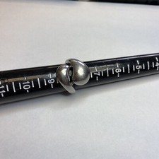 Sterling Silver Puffy Looped Love Knot Band Ring 7.9g 925 Sz: 8