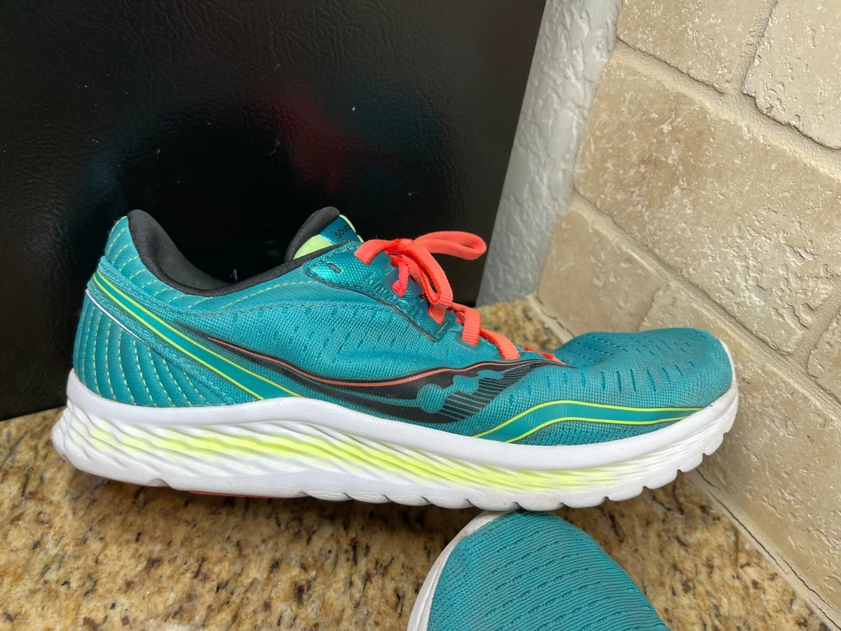 Saucony Womens Kinvara 11 S10551 10 Blue Running Shoes Sneakers