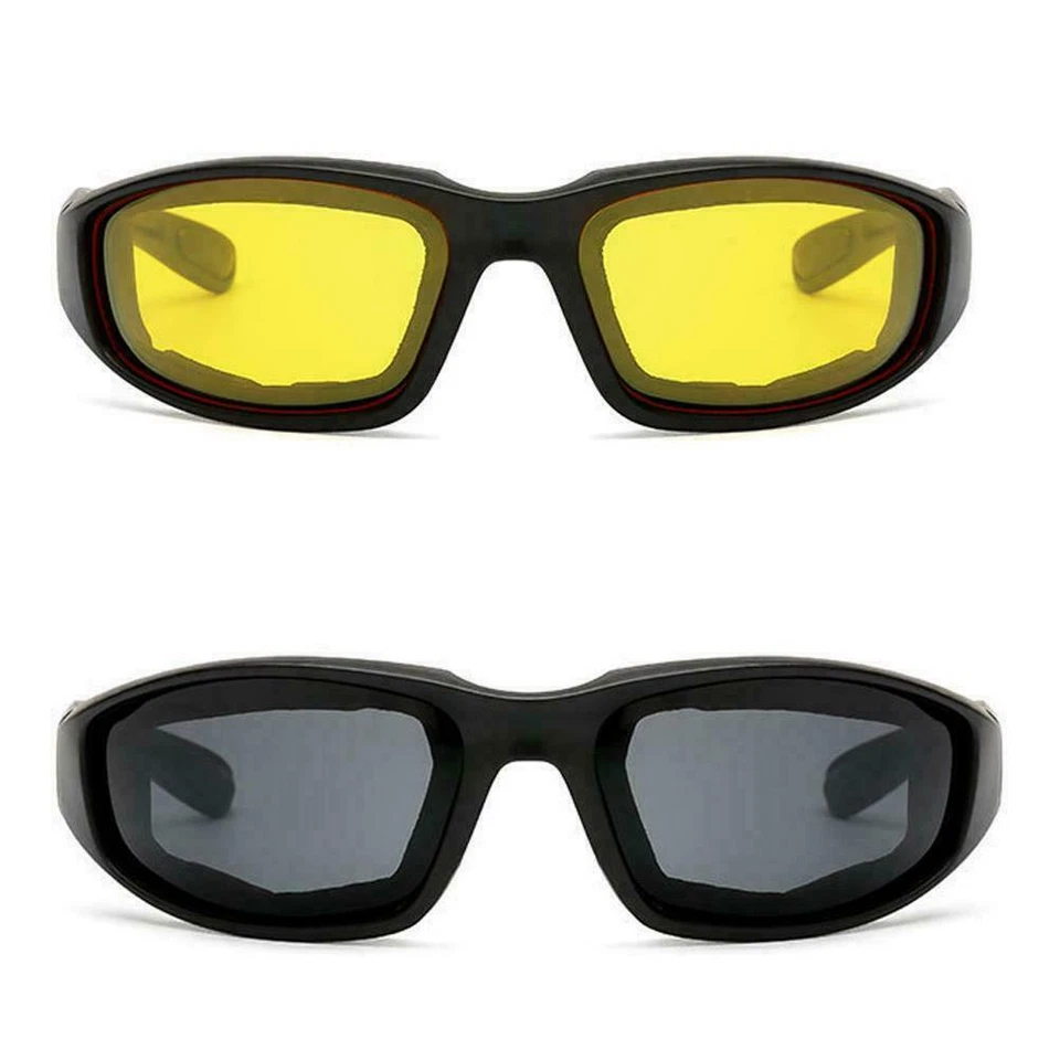 Sonnenbrille Motorrad Brille polarisierte Nachtlinse PC Anti-Glare UV400-Gläser
