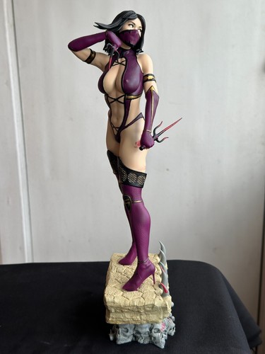 Mileena Mortal Kombat. 3D Printed Figure / Statue Hand Painted. Girl, Woman - Picture 4 of 14