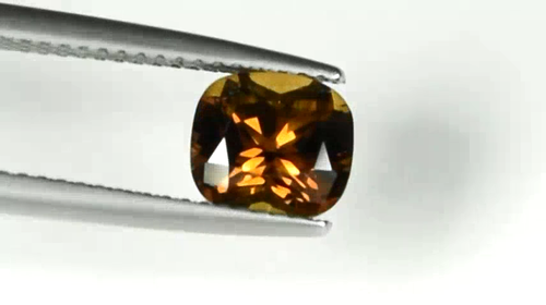 1,93 ct TOP LUSTROSO MARRÓN AMARILLO CIRCÓN NATURAL - COJÍN - Ver Vdo FL - Vídeo 1 de 1