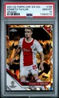 2021 Topps Chrome Sapphire UEFA Champions League Soccer Orange Kenneth Taylor #126 PSA 10